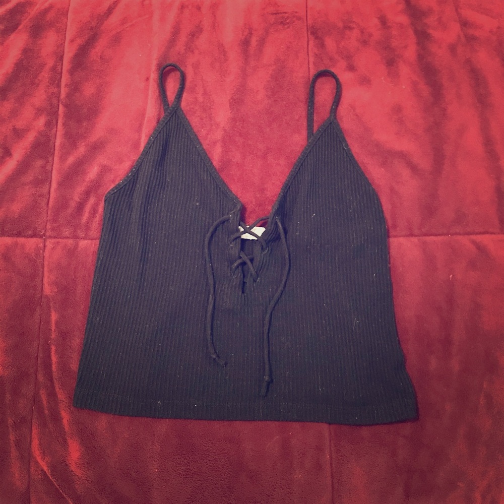 black tank top